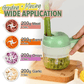 4-in-1 manual electric vegetable cutter set|Multifunction cordless food processor