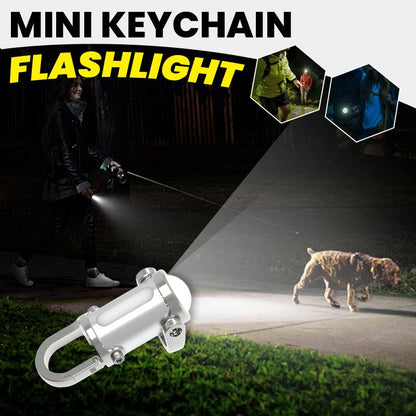 🏆✨Flash Sale⚡Almost Gone💥1200LM Super Bright Mini Keychain Flashlight Waterproof💡