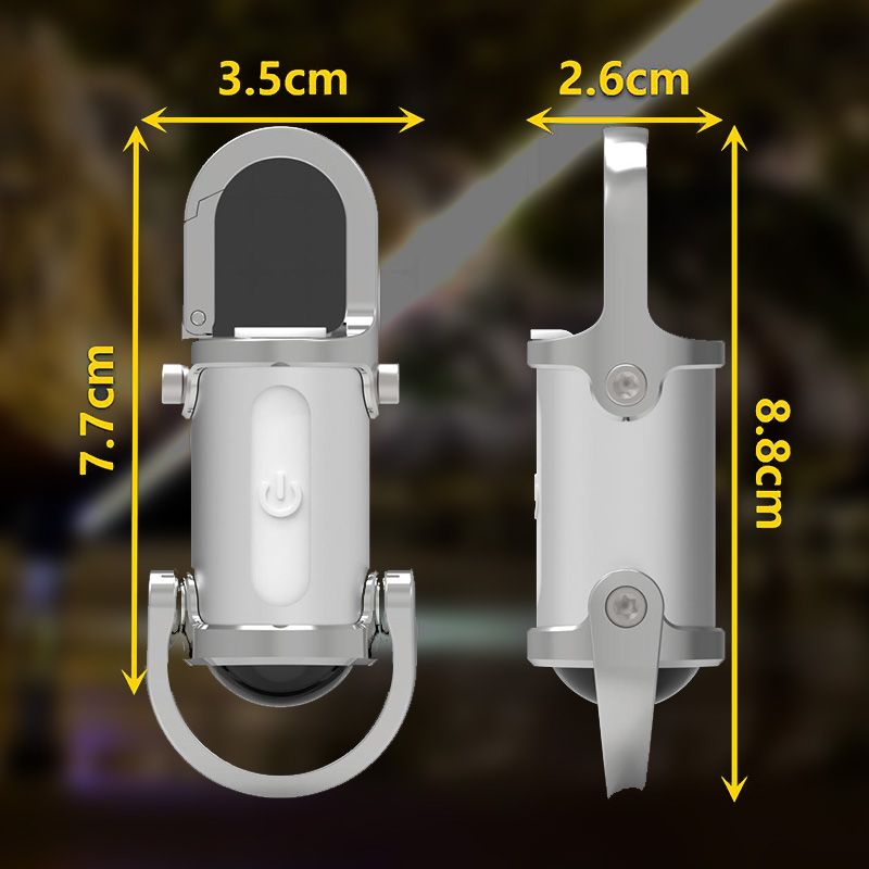 🏆✨Flash Sale⚡Almost Gone💥1200LM Super Bright Mini Keychain Flashlight Waterproof💡