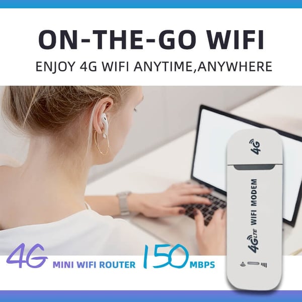 📶 49% OFF NOW! 🌐4G LTE USB Mobile Router – High-Speed Internet Everywhere, Supports Multiple Devices & Easy Setup 🔋