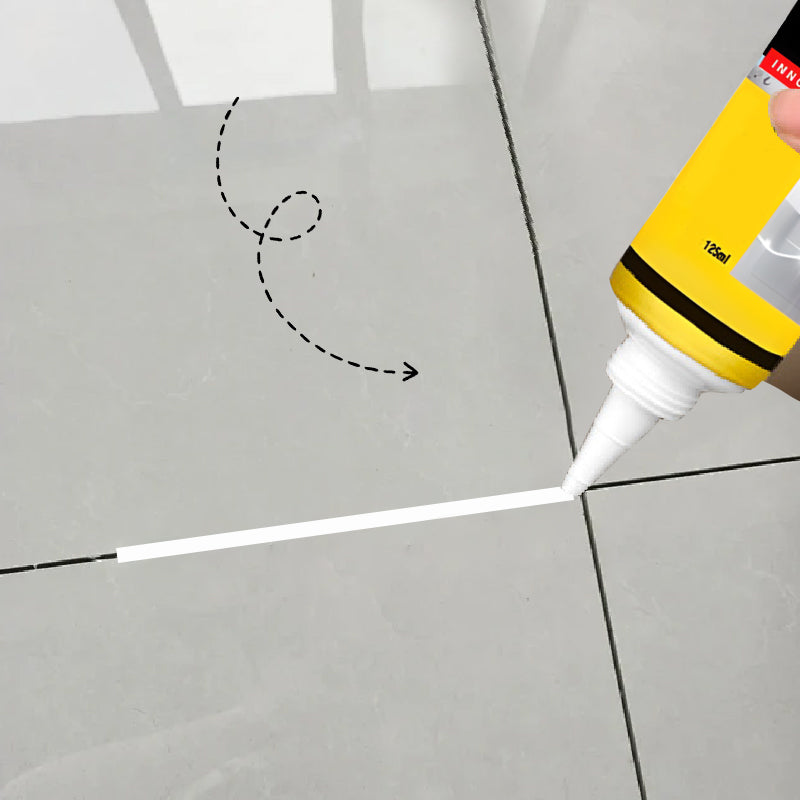 🧰 Waterproof White Caulk with Scraper | Christmas SALE 50% OFF | All-in-One Sealant for Bathroom, Kitchen & Tile Gaps | DIY Home Repair Essential Gift 🎄✨