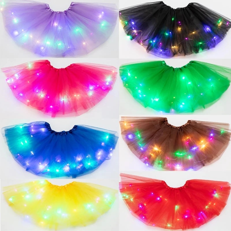 ✨ Magical LED Tutu Skirt | Christmas SALE 51% OFF | Luminous Dance & Party Wear with Battery Lights | Perfect Gift for Performances & Festive Fun 🎄🌟
