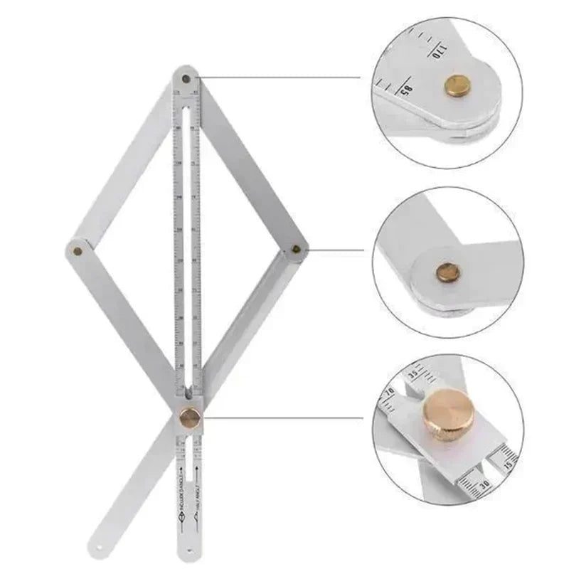 🔥56％ OFF🔥Multifunctional Woodworking Diagonal Ruler