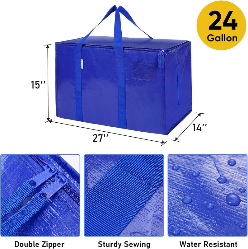 Heavy-Duty Moving & Storage Bags - Waterproof Reusable Packing Solution for UK Homes