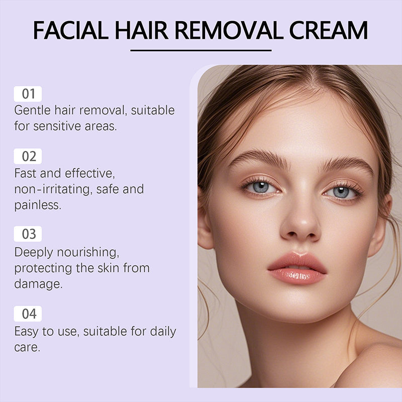 🔥Buy 1 Get 1 Free🔥Gentle and Painless Facial Hair Removal Cream