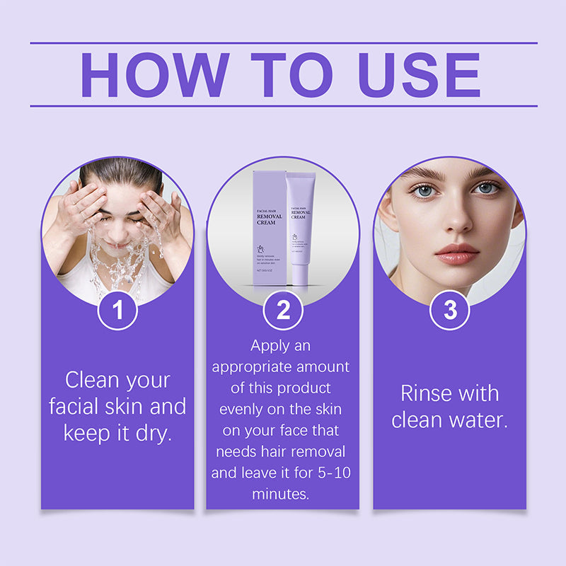 🔥Buy 1 Get 1 Free🔥Gentle and Painless Facial Hair Removal Cream