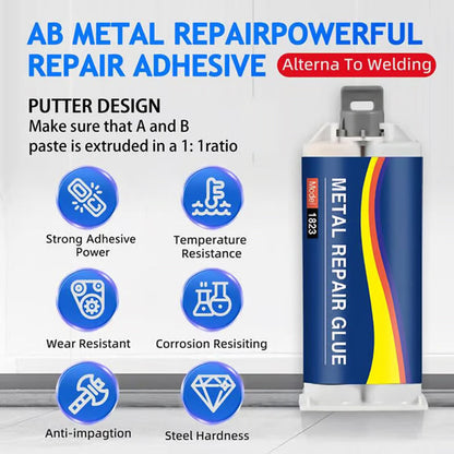 🛠️ BUY MORE GET MORE FREE ⚡ Heavy-Duty Industrial Adhesive – High-Strength Bond, Heat & Impact Resistant for Multiple Materials 🔥