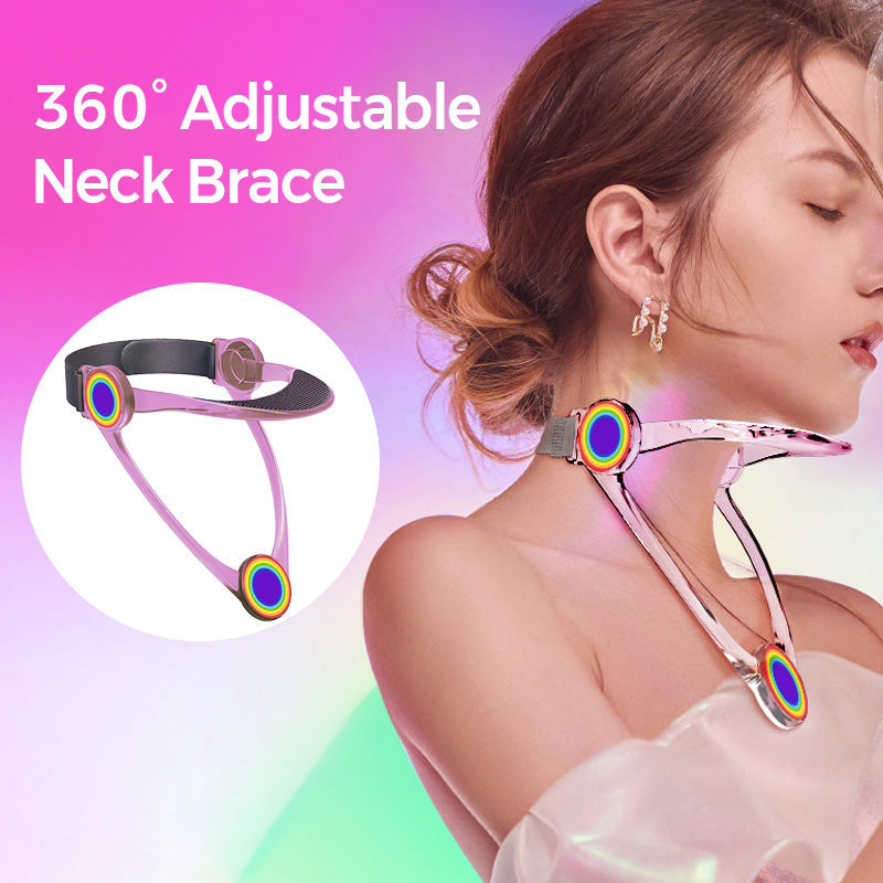 🥳2026 HOT SALE🥳💞50K+ SOLD!🛡️ 360° Adjustable Neck Brace – Relieves pain & tension, corrects forward head posture. Breathable foam, fits all. Office & travel ready! 🧠✨