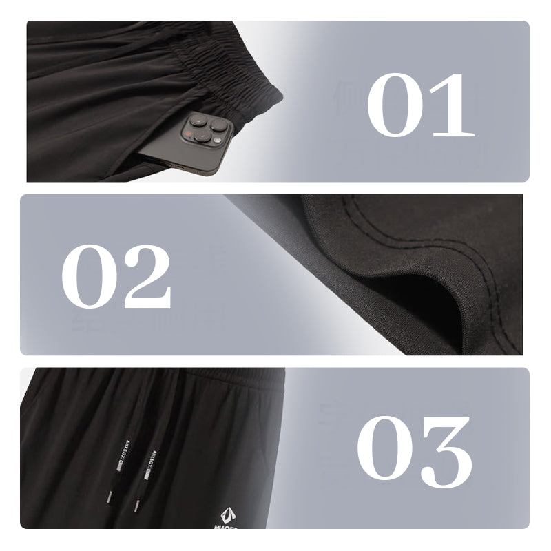 Unisex Cooling Quick Dry Drawstring Pants