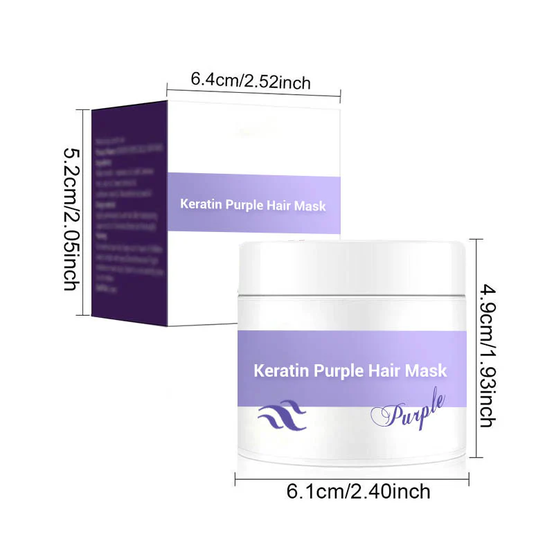 🎉BUY MORE SAVE MORE💜Purple Keratin Hair Mask