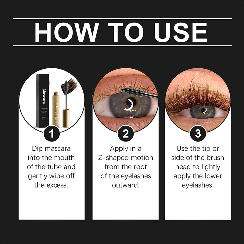 💕Natural Long Lasting Waterproof & Sweatproof Brown Mascara🎁