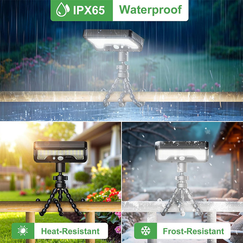 🔥Hot Sale 55% OFF🔥Removable Portable Dual Charging USB-C ＆ Solar Sensor Light