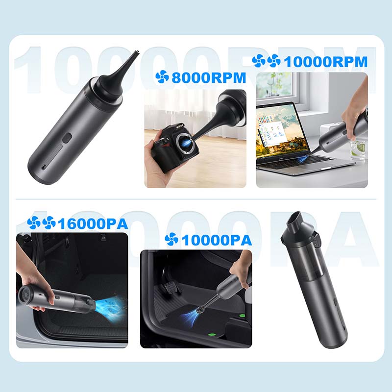 📢📢49% OFF !!!⏰High Power Handheld Cordless Car Vacuum Cleaner