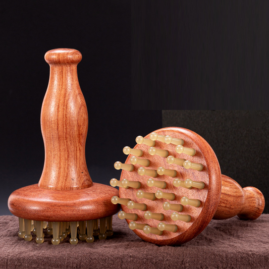 ⚡2025  Hot Sale 50% OFF 🔥Rubber Meridian Scalp Massage Comb