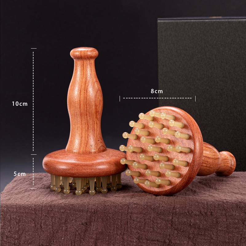 ⚡2025  Hot Sale 50% OFF 🔥Rubber Meridian Scalp Massage Comb