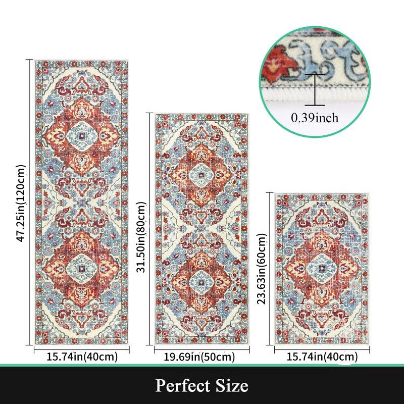 Printed Non-Slip Kitchen Mat for Floor