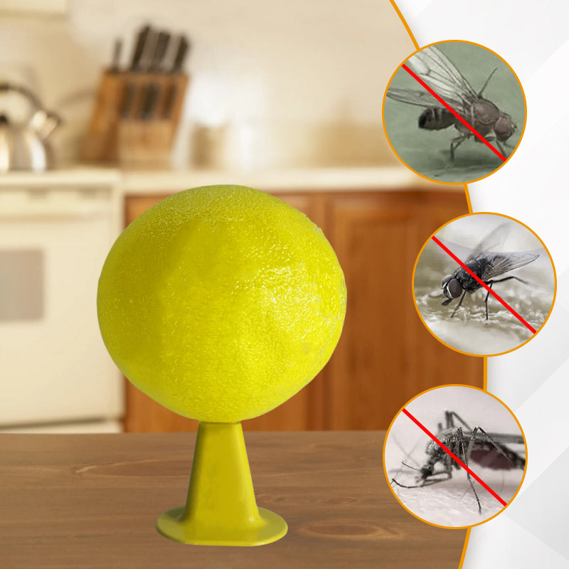 ⌛🔥Sticky Fruit Fly Trap Ball with Stand & LED
