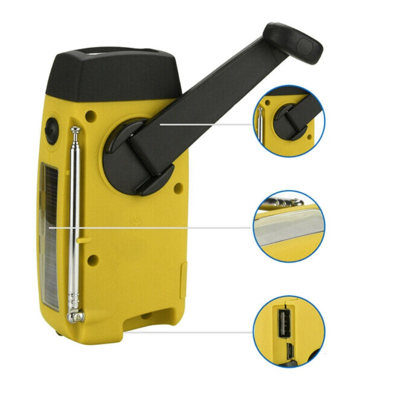 ✨🔥Multifunction Portable Solar Powered Emergency Radio📻