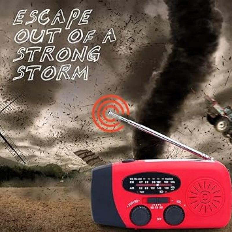 ✨🔥Multifunction Portable Solar Powered Emergency Radio📻