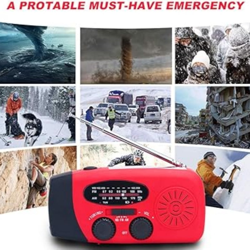 ✨🔥Multifunction Portable Solar Powered Emergency Radio📻