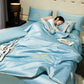 📢📢Last Day-50% OFF!!⏰Washable and cool four-piece bedding set🛏️