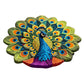 Quick-drying peacock non-slip mat