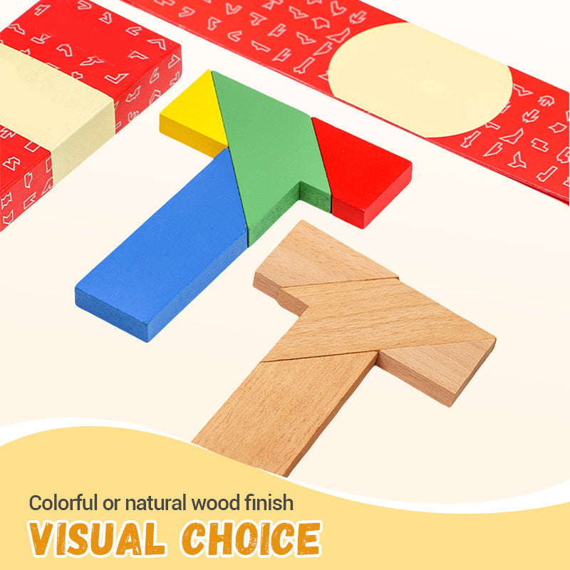 🧩 Wooden T-Shape Educational Puzzle Toy | Christmas SALE 45% OFF | Brain Teaser & Logic Training for Kids & Adults | Perfect STEM Learning Gift 🎄✨