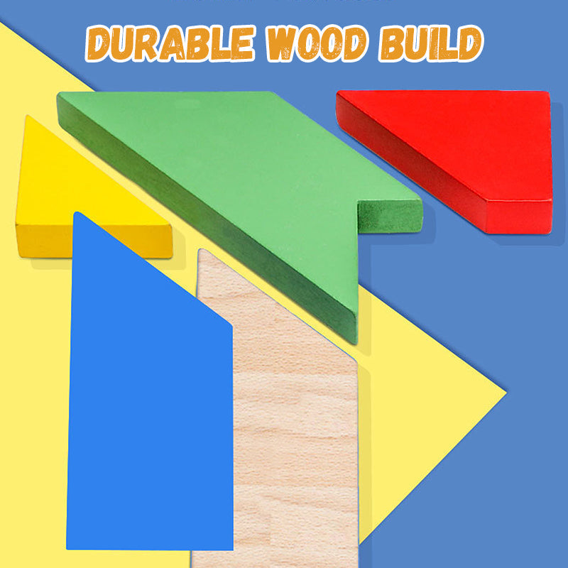 🧩 Wooden T-Shape Educational Puzzle Toy | Christmas SALE 45% OFF | Brain Teaser & Logic Training for Kids & Adults | Perfect STEM Learning Gift 🎄✨