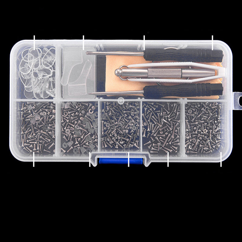 💞50K+ SOLD!👓🛠️ Eyeglass Nose Pad Repair Kit – Replace worn pads & rusty screws at home. No optician fees – keep your glasses comfy & secure! 🔧✨