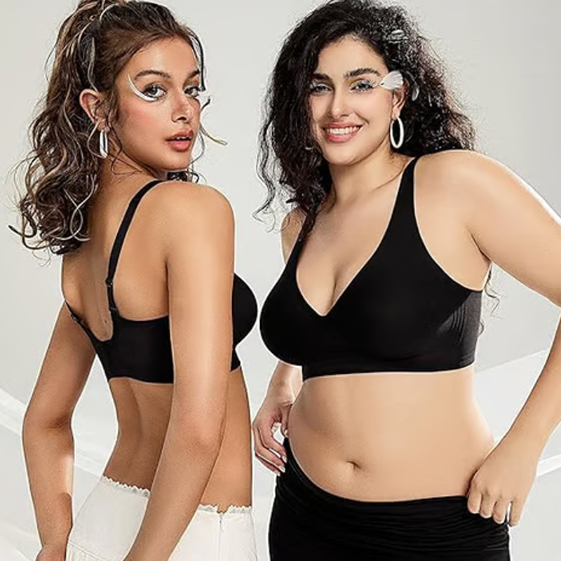 ✨BUY 1 GET 1 FREE✨Seamless push-up bra with deep V-neck and no underwire
