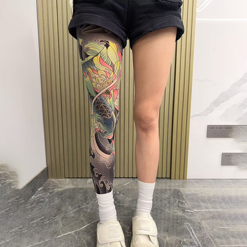 ✨2026 Brand New Design：Ukiyo-e style😎Stretchy Tattoo-Print Sleeve