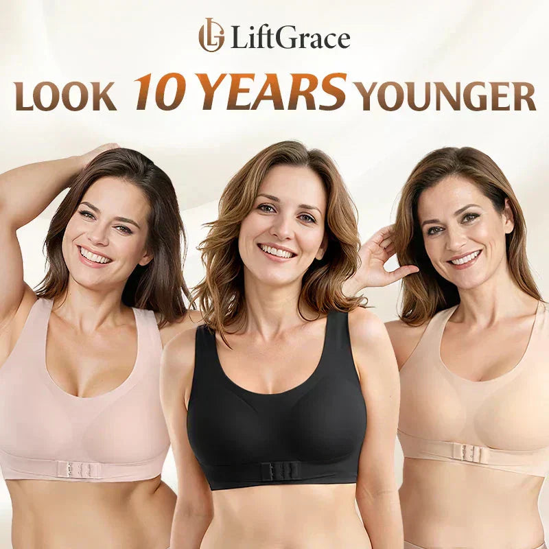 🏆 Last Day Special Price £9.99 ! 💐AlignLift Posture-Perfect Wireless Bra – All-Day Comfort, Breathable & Summer-Ready 💕