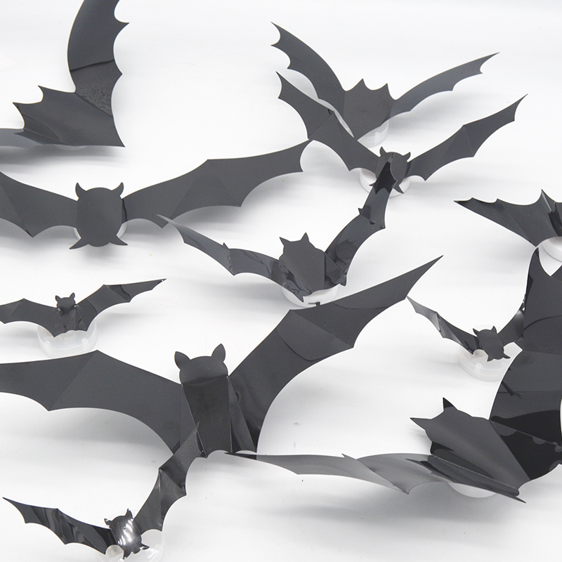 🦇Halloween 3D Bat LED Wall Light Decor 💡 – Easy Installation | Soft LED Glow for Living Room/Bedroom Festive Vibe