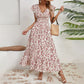 💃2026 Limited Time Sale - 50% OFF☀️Flowy V-Neck Floral Maxi Dress