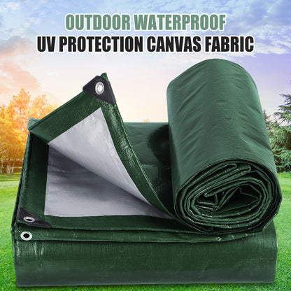 💦Waterproof Tarpaulin Cover Sheet - Heavy Duty, Mould-Resistant, Easy to Wash