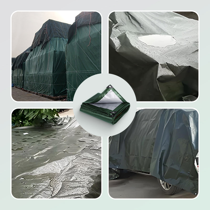 💦Waterproof Tarpaulin Cover Sheet - Heavy Duty, Mould-Resistant, Easy to Wash