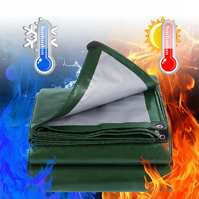 💦Waterproof Tarpaulin Cover Sheet - Heavy Duty, Mould-Resistant, Easy to Wash