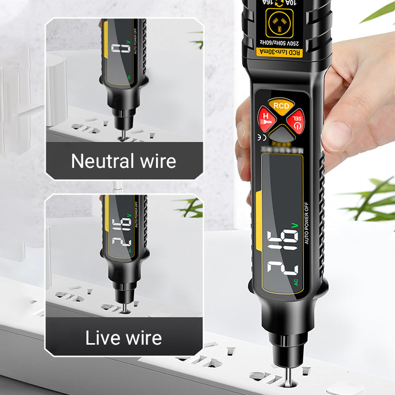 ⚡  Smart Power Measuring Pen – Voltage Tester, Non-Contact & Multi-Function Detection 🔍