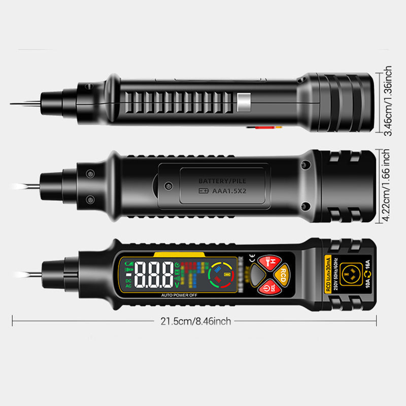 ⚡  Smart Power Measuring Pen – Voltage Tester, Non-Contact & Multi-Function Detection 🔍