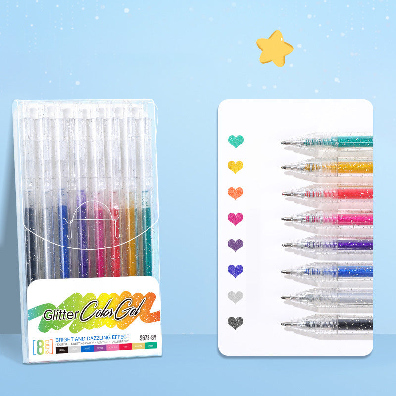 🔥LAST DAY SALE ONLY ￡6.99!!✨50K+ SOLD!🎁Glitter Gel Pen Set
