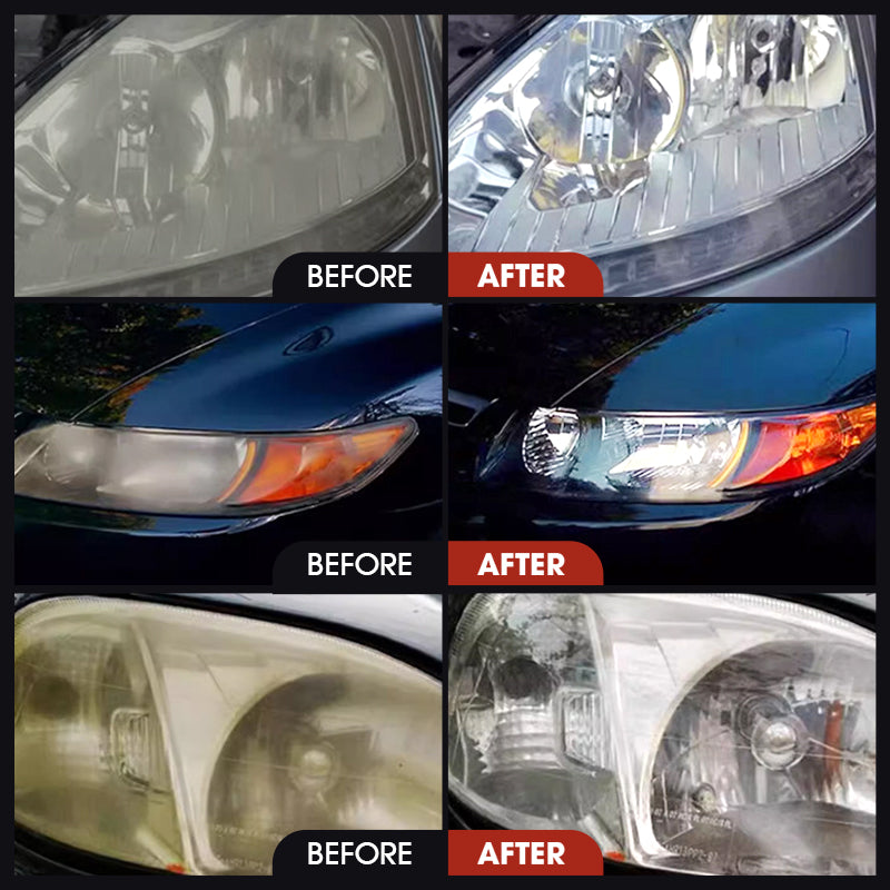 🏆 Last Day Special Price £6.99 ! 🔥Buy 2 Get 1 Free🎁Headlight Restoration Kit for Yellowed & Foggy Lights