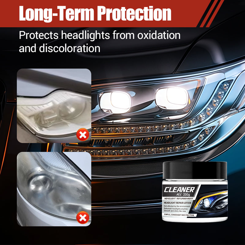 🏆 Last Day Special Price £6.99 ! 🔥Buy 2 Get 1 Free🎁Headlight Restoration Kit for Yellowed & Foggy Lights