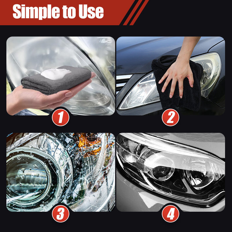 🏆 Last Day Special Price £6.99 ! 🔥Buy 2 Get 1 Free🎁Headlight Restoration Kit for Yellowed & Foggy Lights