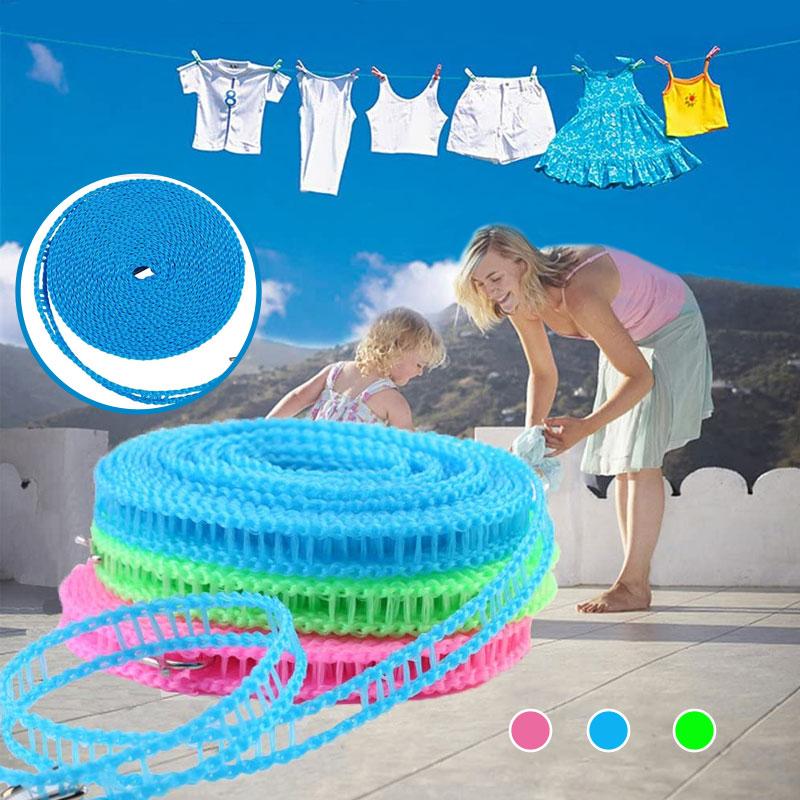 📢📢58% OFF !! ⏰ Portable Travel Clothesline – Windproof, non‑slip & sturdy ✨