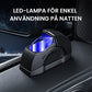 Winddichter Aschenbecher für Autotüren mit LED-Licht