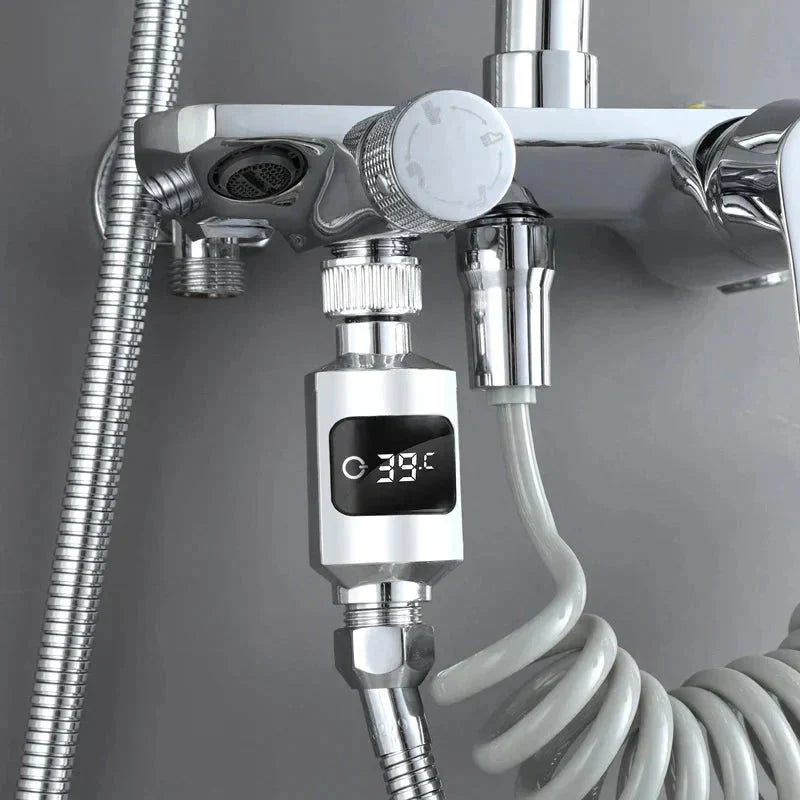 **Smart Shower Thermometer with Colour Alert- Safe Bathing Starts Here