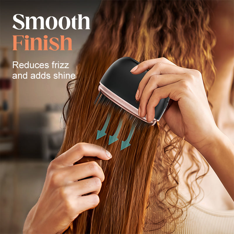 Mini Cordless Straightening Comb | Travel-Sized, Ceramic & Wireless