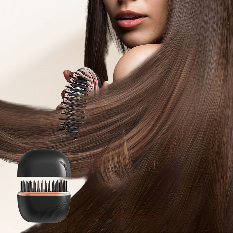 Mini Cordless Straightening Comb | Travel-Sized, Ceramic & Wireless
