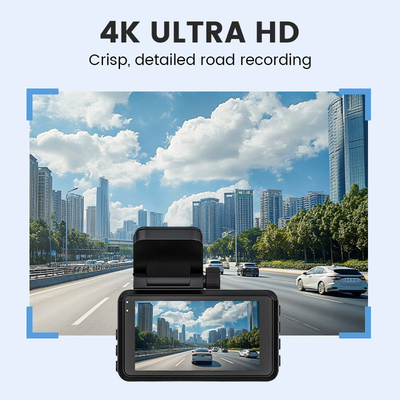 📹48% OFF FOR A LIMITED TIME!✨4K Ultra HD dash cam with night vision🚗Wi-Fi and loop recording for continuous monitoring🌙