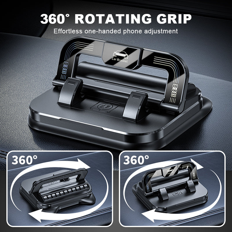 📱 360° Foldable Phone Holder | BUY 2 GET 1 FREE + Christmas Sale-Limited Time 77%!🎄 | Universal Rotating Stand for Desk, Car & Travel | Perfect Anti-Slip Gift for Work & Leisure 🎄✨